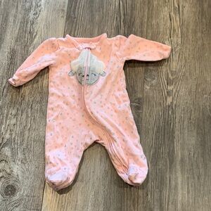Child of Mine Pink Sheep Print Kids One Piece